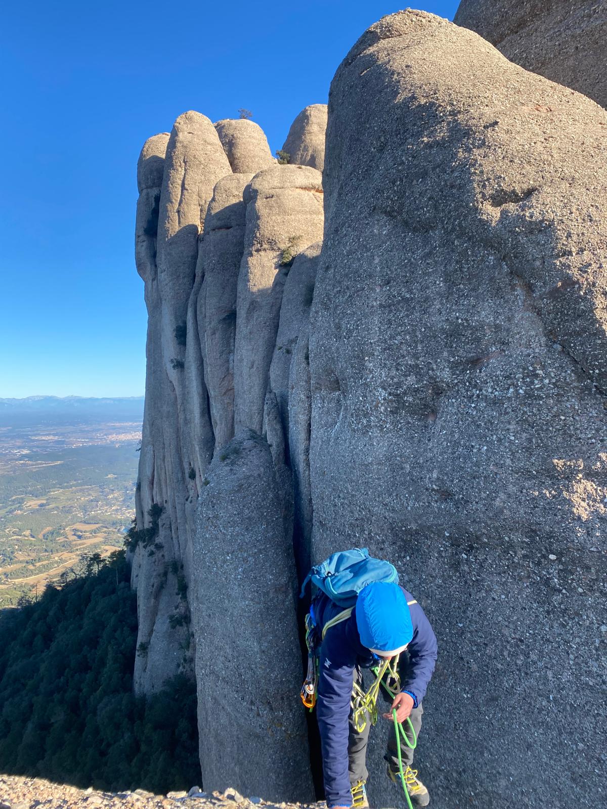 Aresta Nord a l’Agulla del Sol Ponent